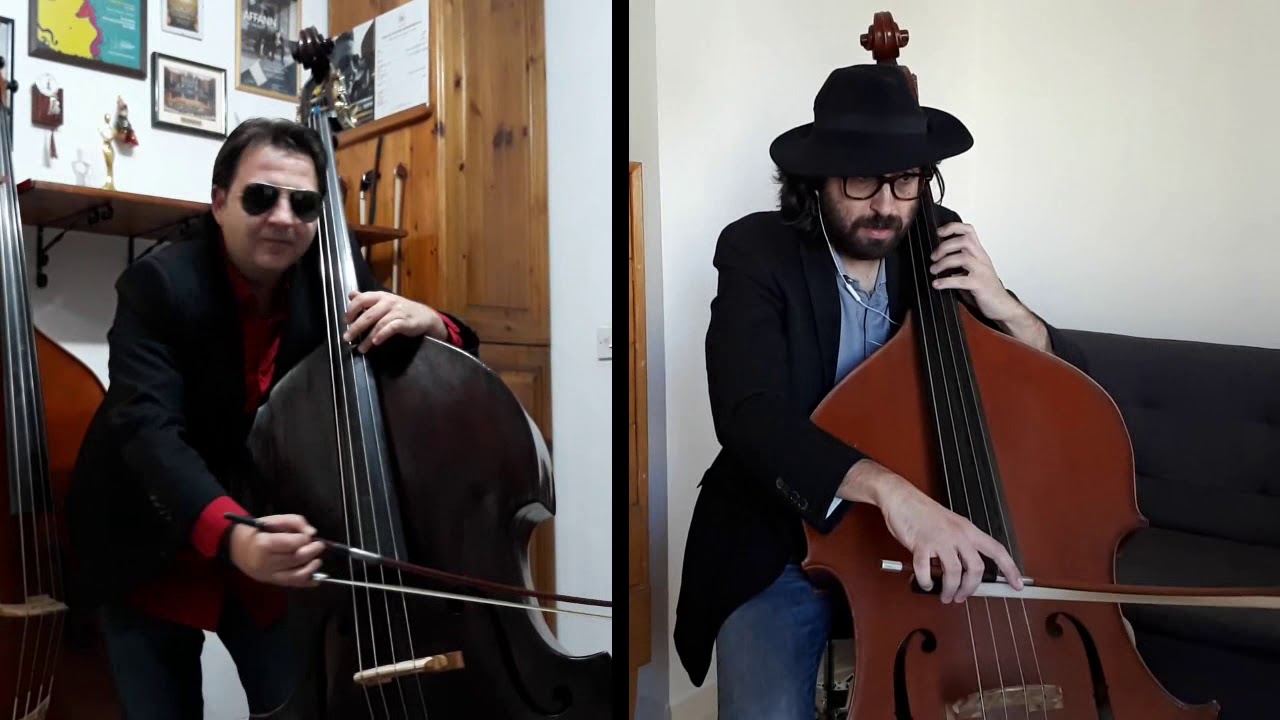 In the mood - Double bass quartet