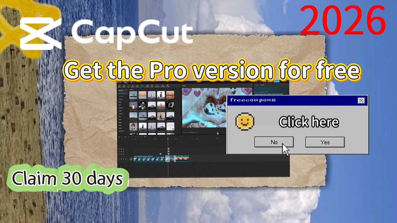 How to Get CapCut Pro FREE for 30 Days (2026 Update) &ndash; Unlock All VIP Features on PC, Mobile & Web