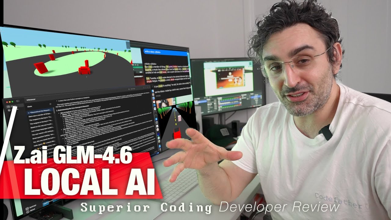 Давайте запустим локальную модель ИИ GLM-4.6 «Superior Coding» против Claude | Обзор разработчика