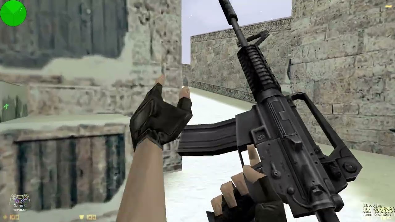 Counter Strike 1.6 de_dust_dew – Snowy Dust Defense Battle Gameplay Part 93 (PC)