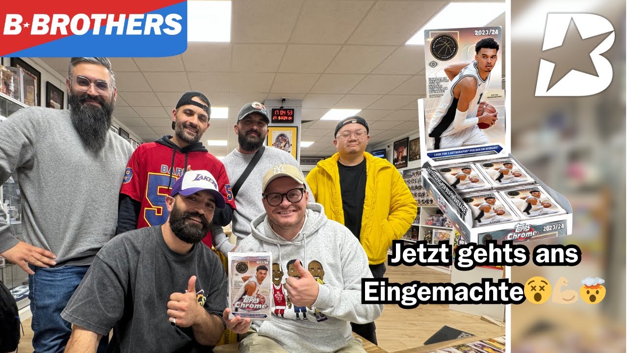Neue Runde, Neues Glück! 😵🔥23/24 Topps Chrome Basketball Hobbybox Rüpf im B-Brothers Store 🤯