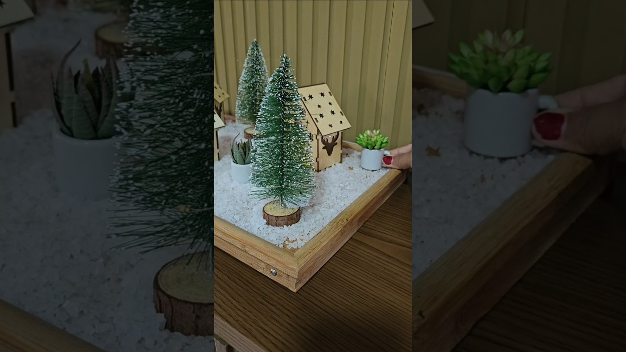 FIZ UMA PEQUENA DECORA&Ccedil;&Atilde;O DE NATAL 🎄