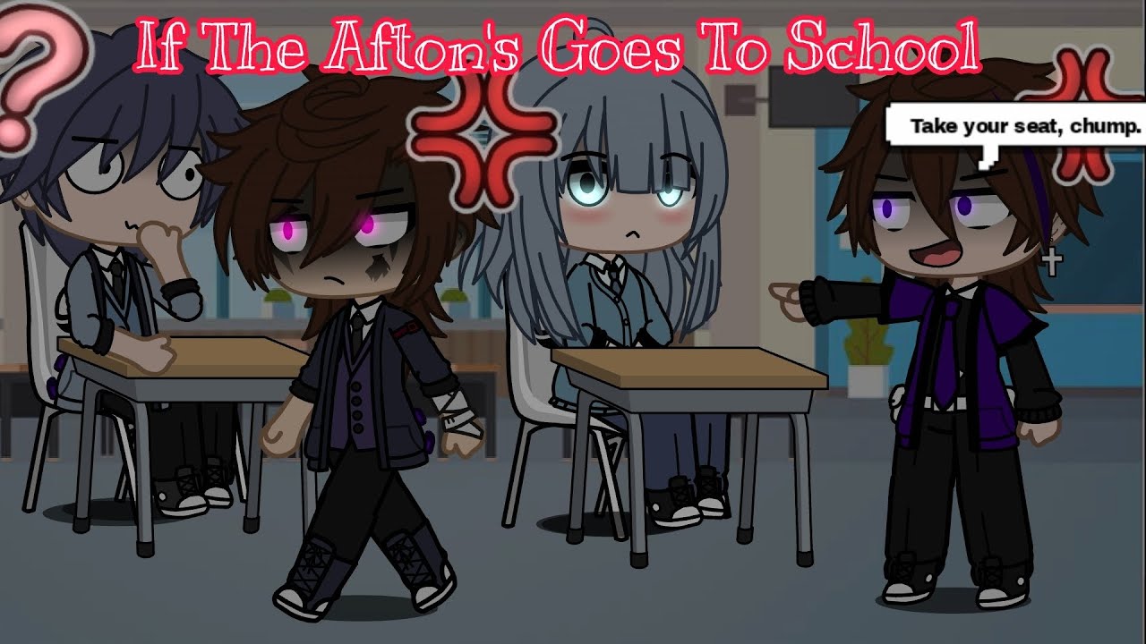If The Afton's Goes To School || GachaPuppies