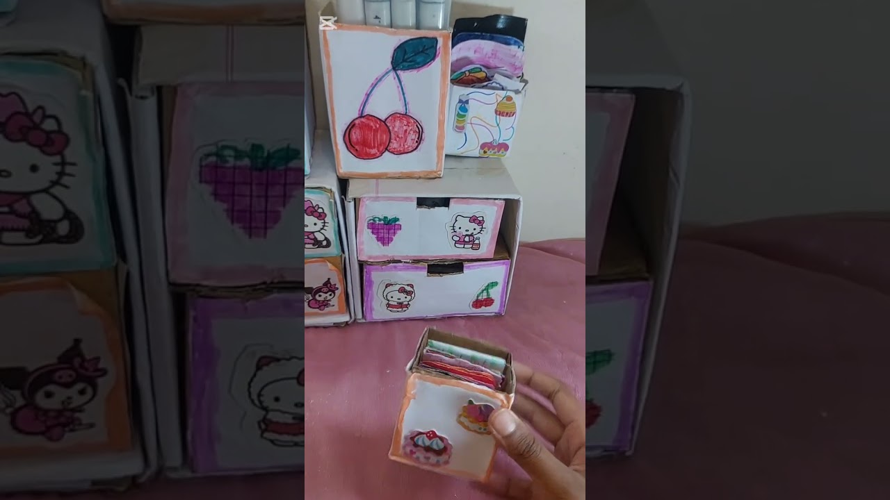 My stationary table ♥️♥️♥️♥️♥️# craft🎀🎀🎀