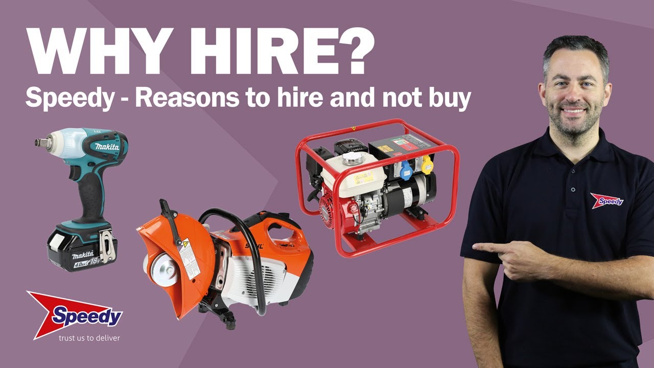Why it&rsquo;s good to hire power tools | Speedy Services
