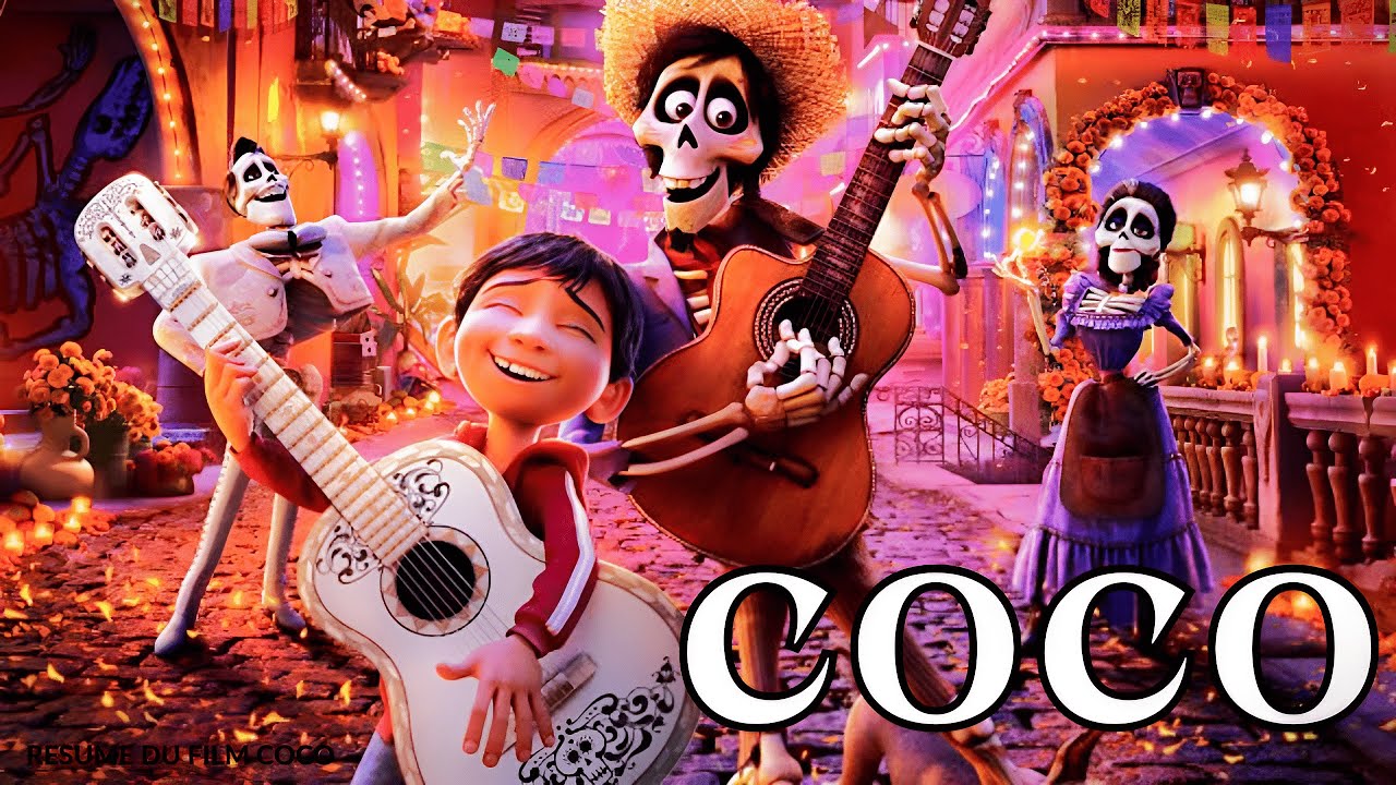 Le voyage d'un enfant dans le mond des morts pour réaliser son rêv et sauver sa famil / film coco fr