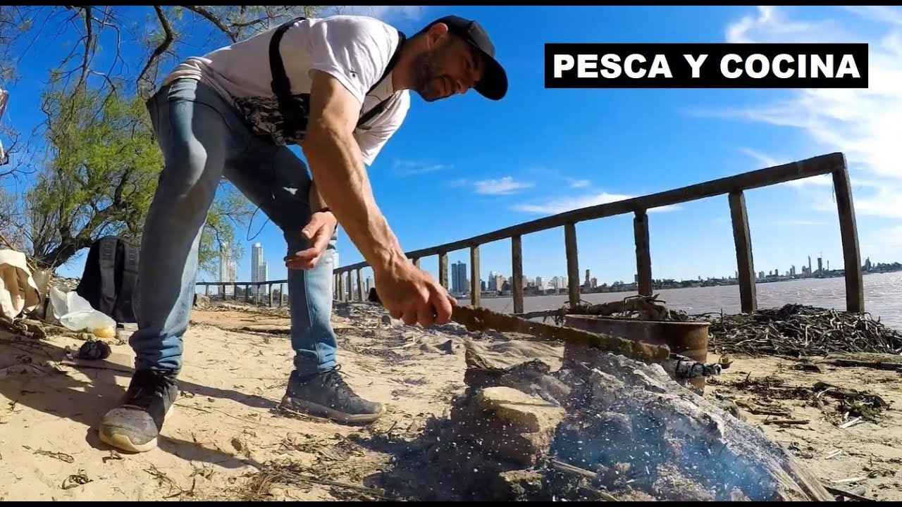 PESCA Y COCINA, CATCH AND COOK, supervivencia, PESCA URBANA, Street Fishing