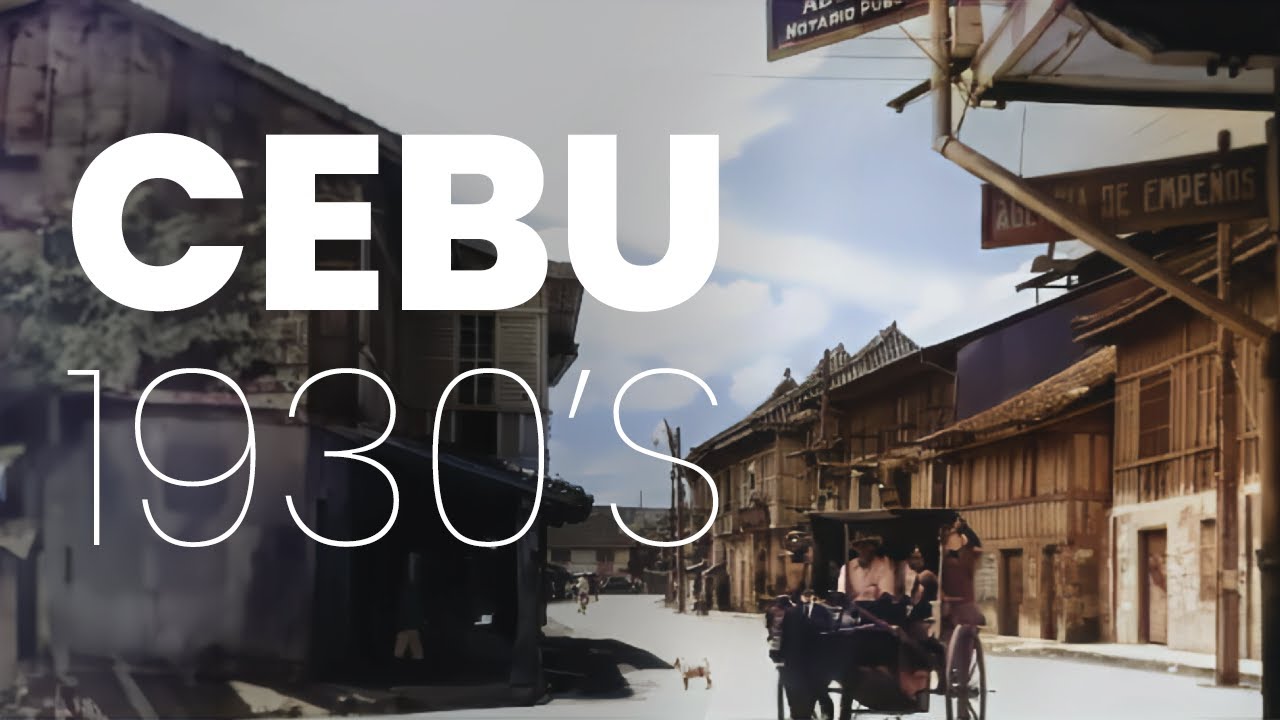 A glimpse of Cebu before the war in HD