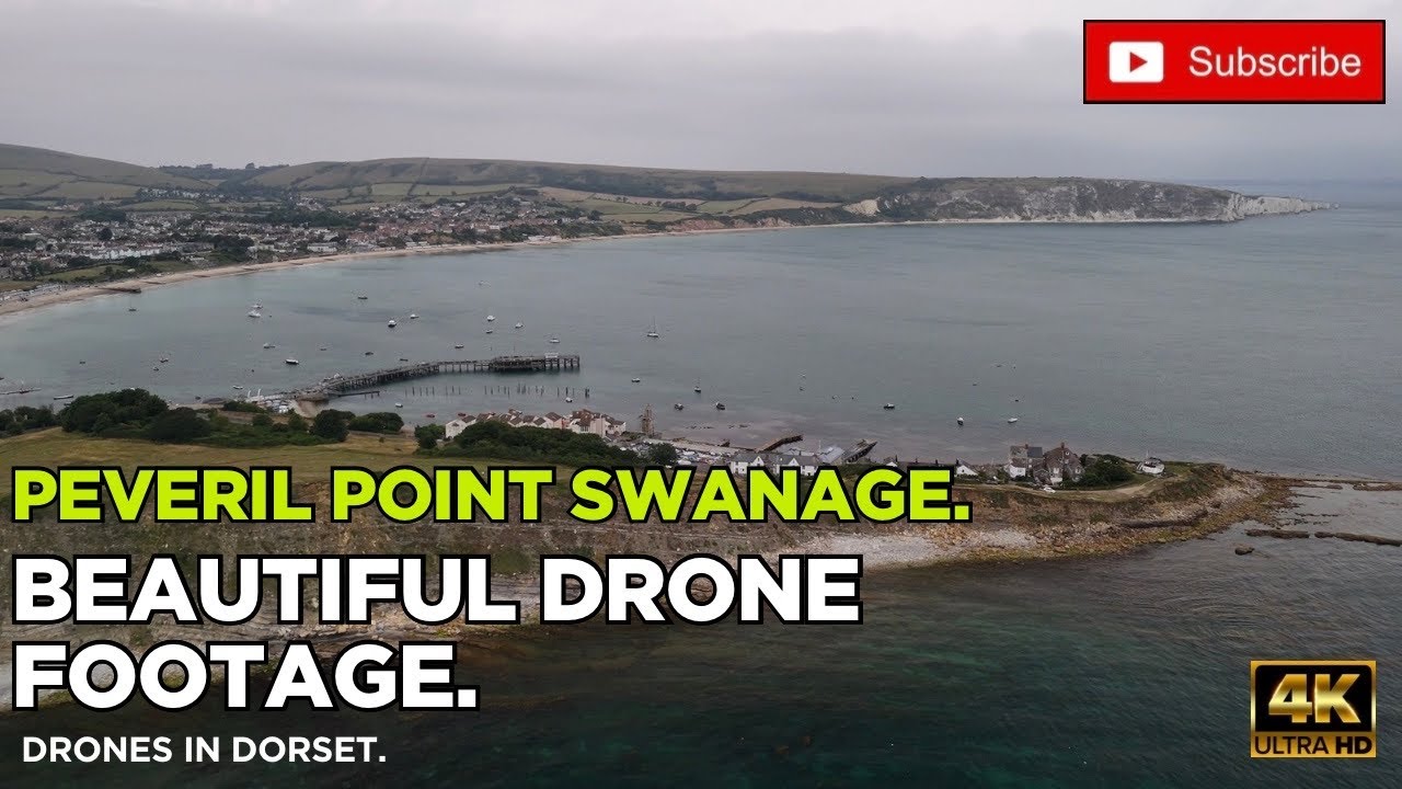 Peveril Point Swanage Dorset | Stunning 4K Drone Footage | Captured with DJI Mini 4 Pro
