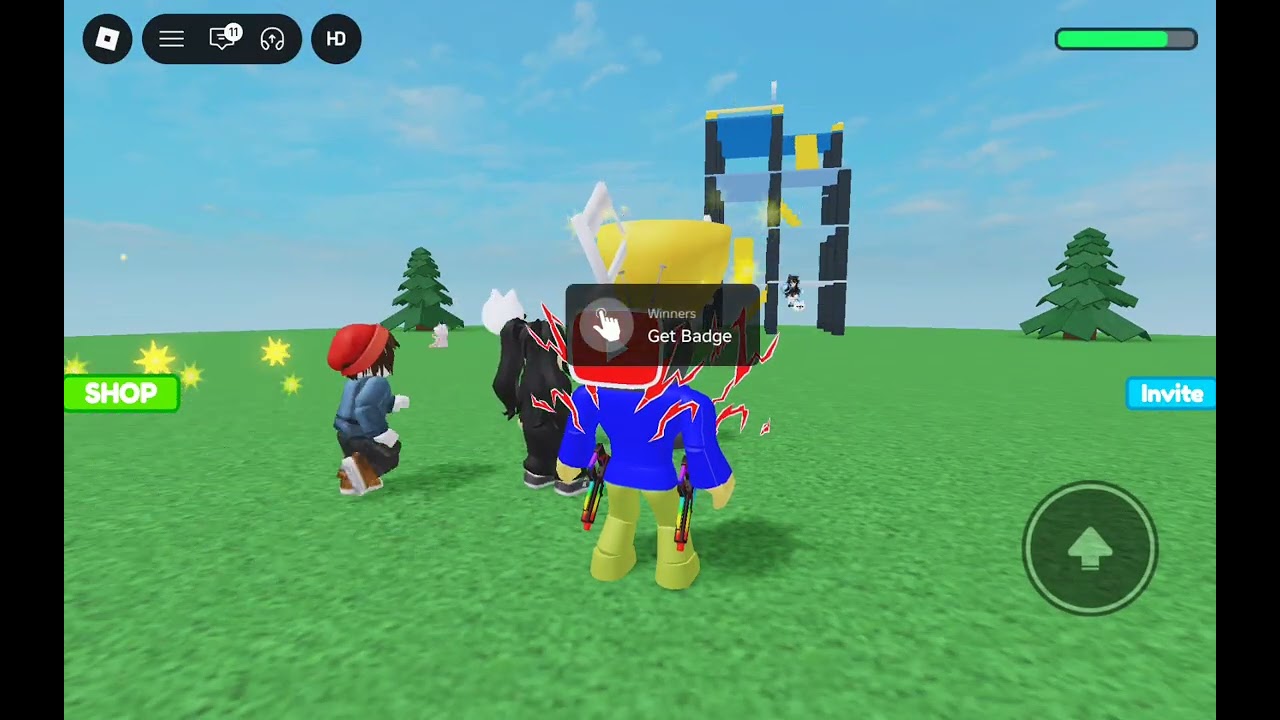 Playing Roblox with my mom
