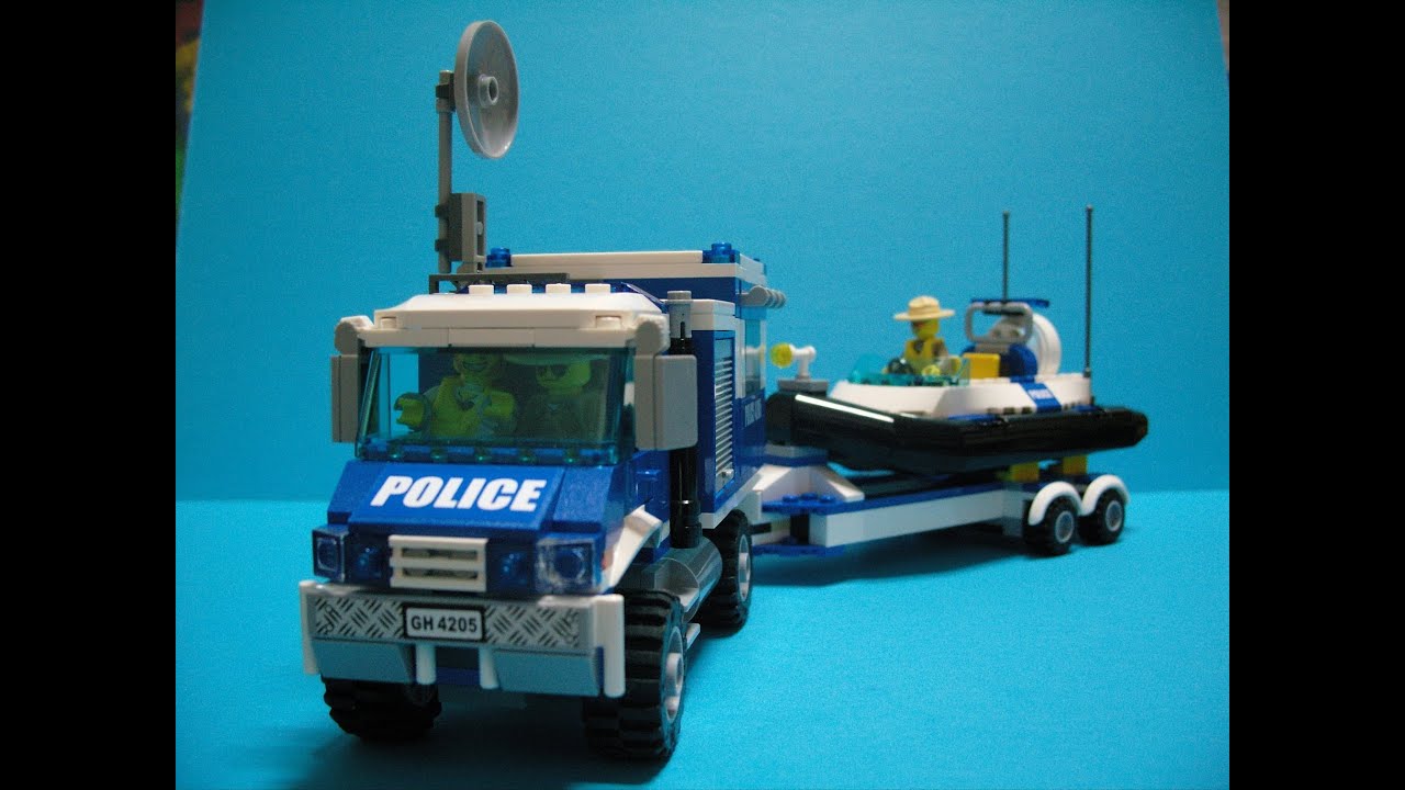 Lego City 4205 Off Road Command Center Police Car Toys Build Review