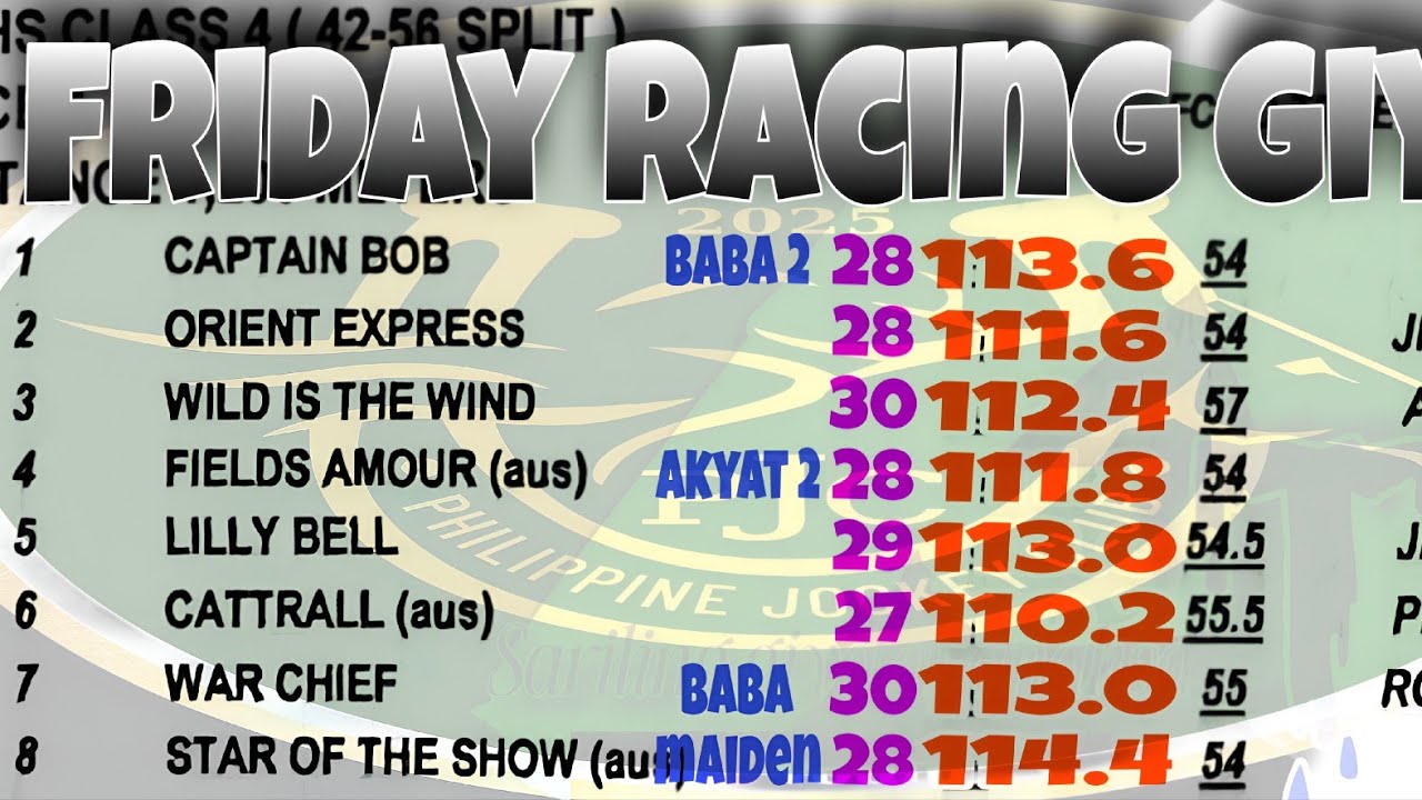 PJC Friday Racing Giya - ALAMiDTV | 30 января 2026 г. | 7 скачек WTA и P6 Carry-Over. Начало в 17...