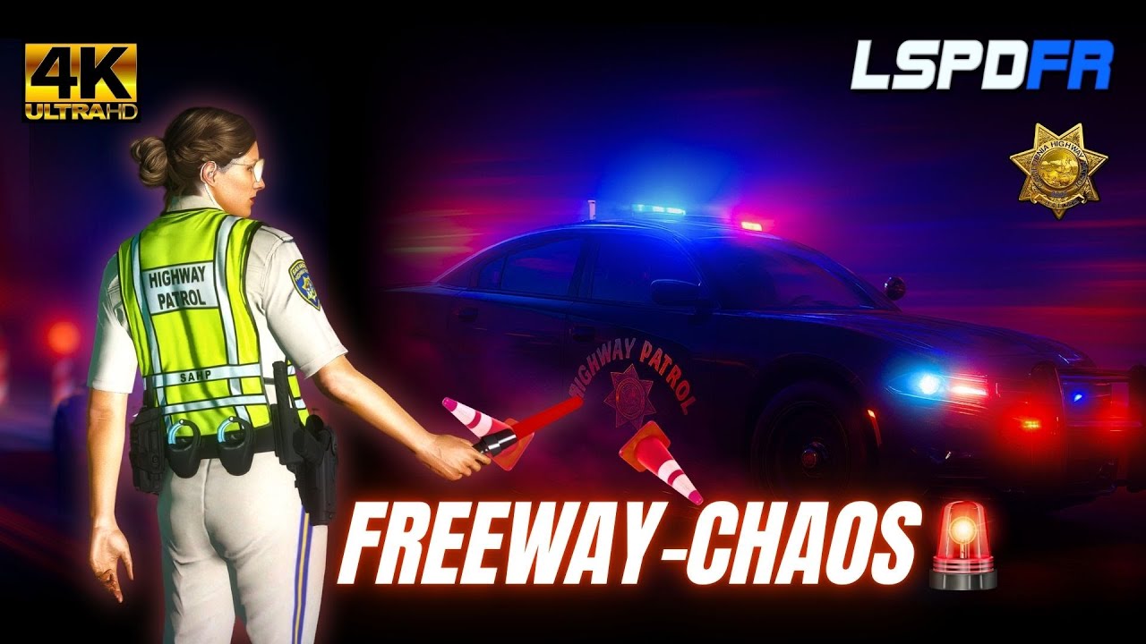 Mit Blaulicht durch die Nacht: Wichtige Fracht + Freeway-Chaos! 🚨 GTA RP