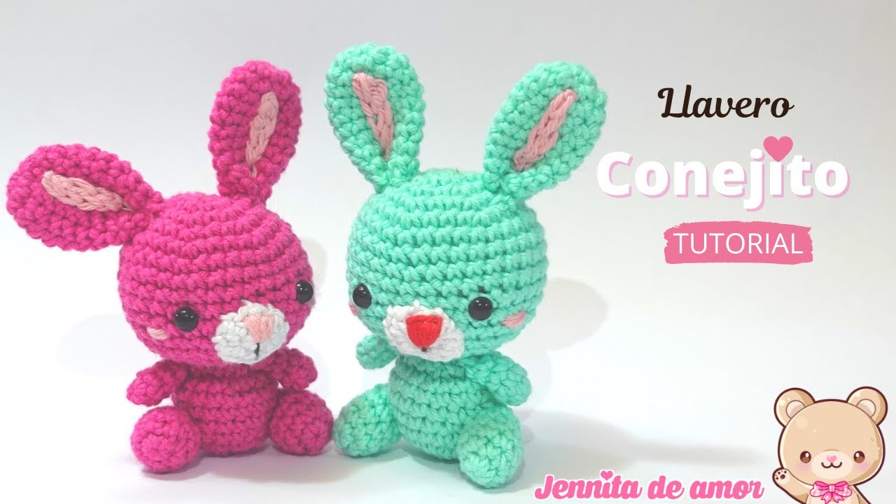 CONEJITO LLAVERO Tutorial Amigurumi
