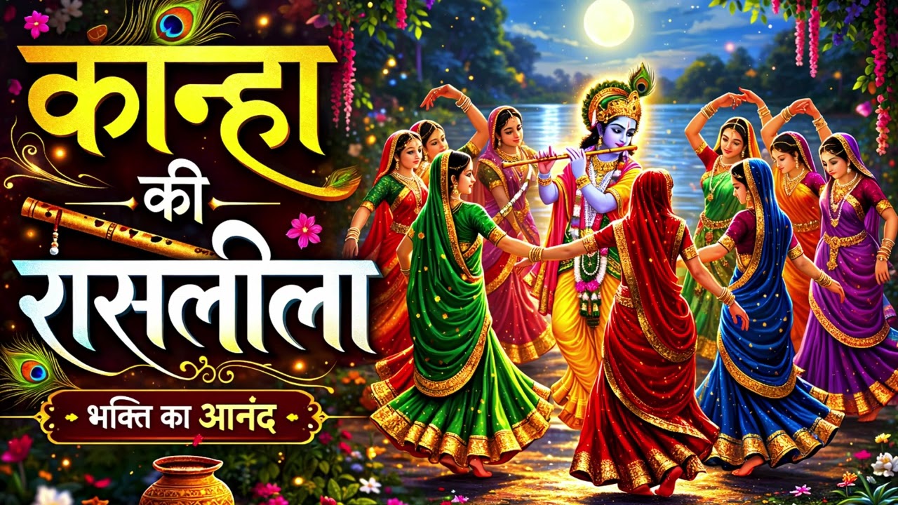 कान्हा की रासलीला | Radha Krishna Raas Leela Bhajan | Beautiful Krishna Bhakti Song | Radhe Radhe