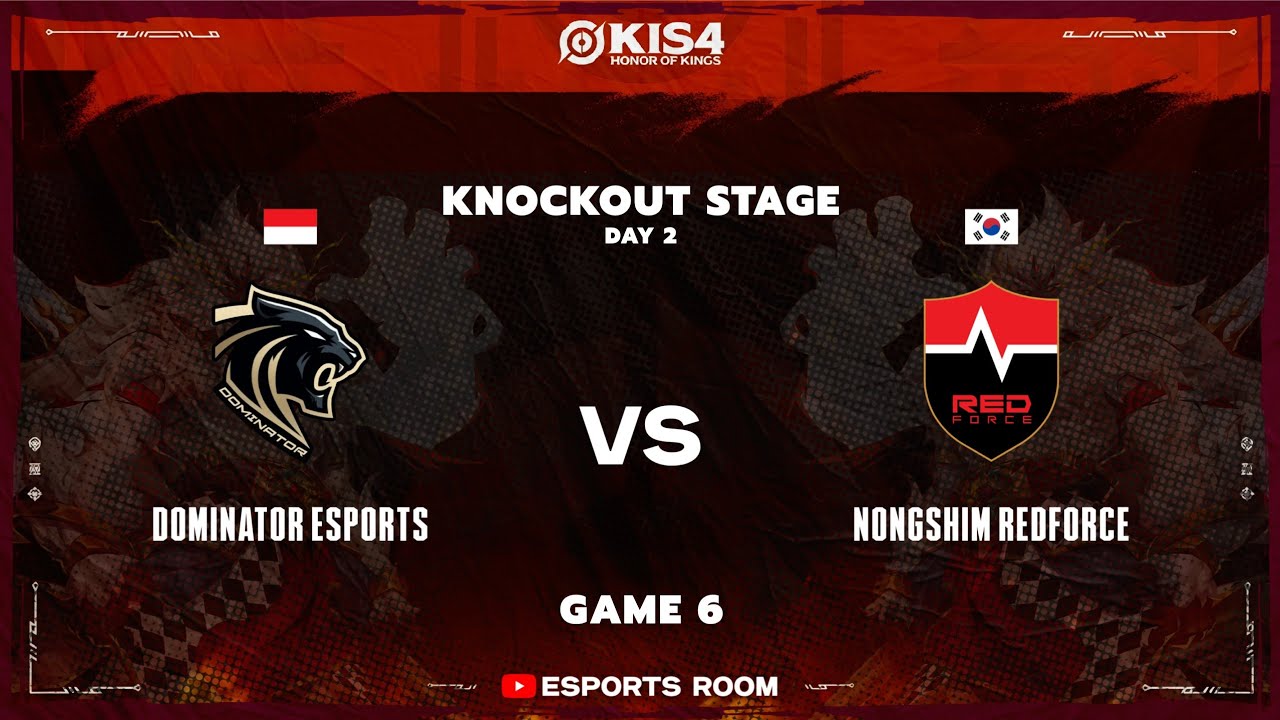 DOMINATOR ESPORTS vs NONGSHIM REDFORCE - Game 6 | HOK INVITATIONAL S4 - KNOCKOUT STAGE DAY 2