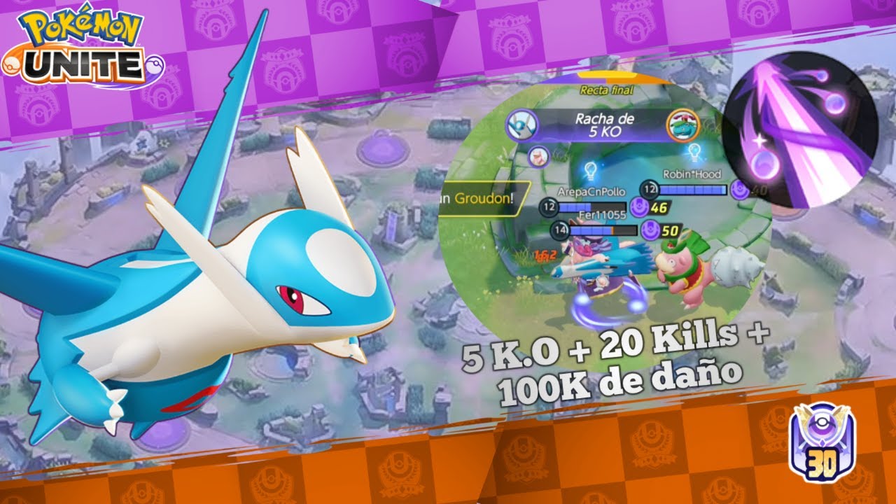 La mejor build para fundir mancos con Latios | Pokémon Unite S30 |