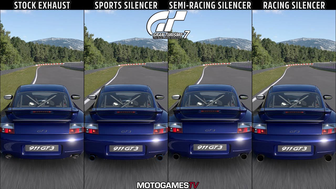 Porsche 911 GT3 (996) '01 | Gran Turismo 7 Exhaust Upgrades