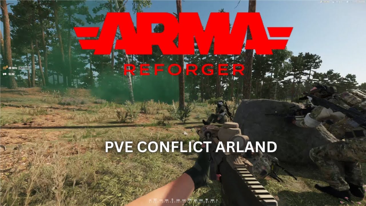 Arma Reforger PVE Conflict Arland with KnightSquad