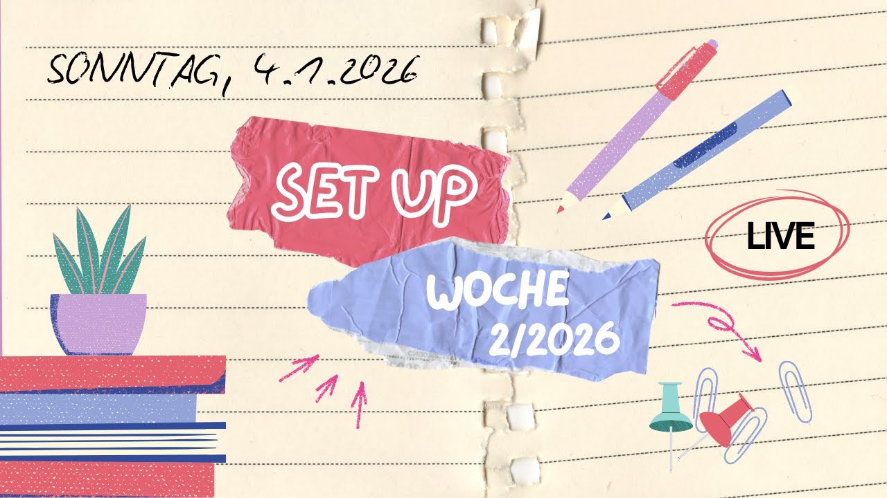 Livestream - Set up Woche 2/2026 | Bullet Journal | Deutsch
