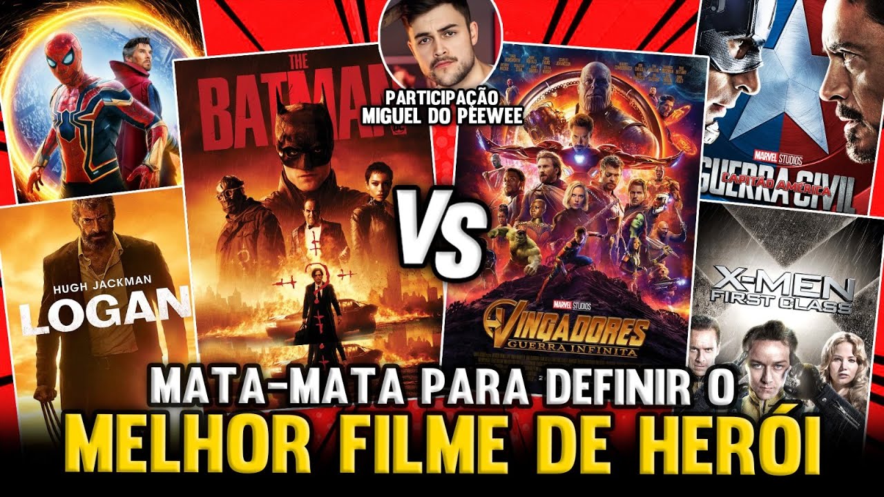 QUAL É MELHOR FILME DE QUADRINHO DESDE CAVALEIRO DAS TREVAS? (COM MIGUEL DO PEEWEE) - BACON LIVE #56