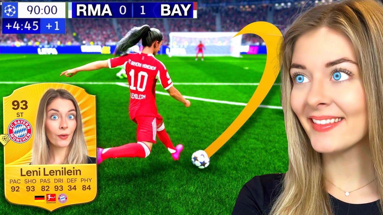 Wir haben meine FREUNDIN Leni in FC 26 erstellt! 👀⚽️