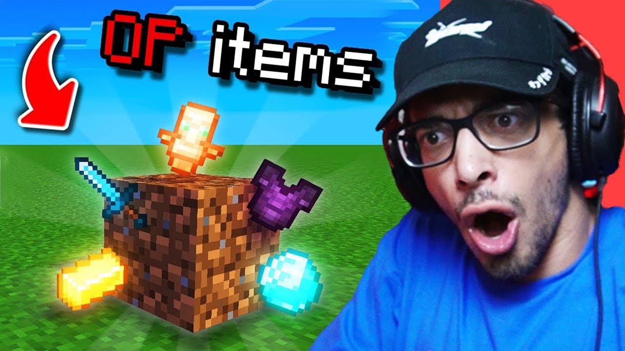 მიწა მაძლევს OP LOOT -ს!! - Minecraft, but... Dirt drops OP Loot!