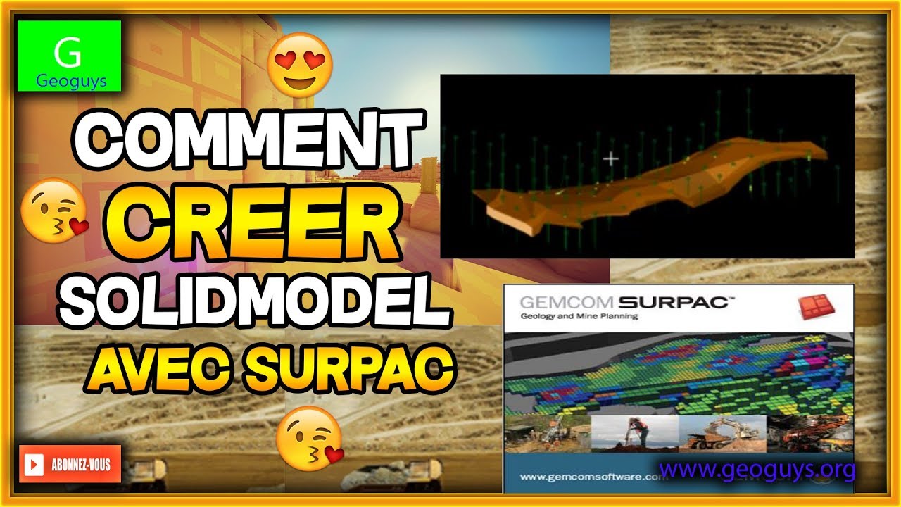 [TUTO DE SURPAC] SOLIDMODEL