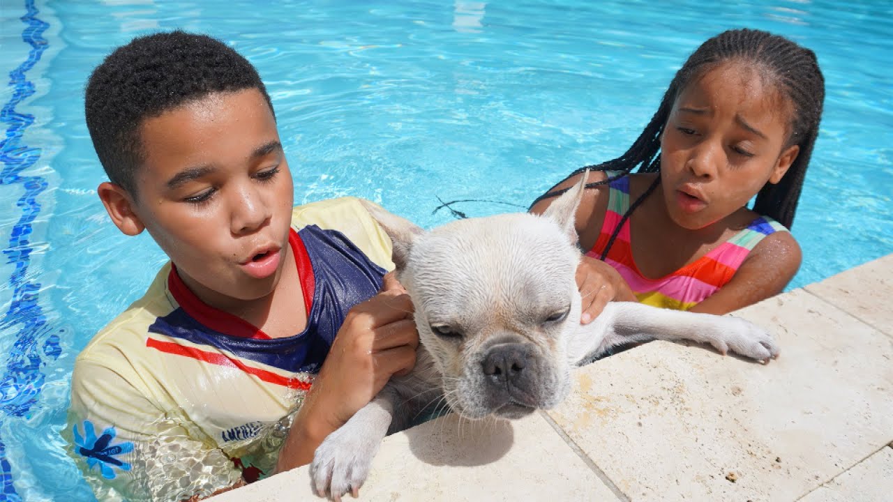 Dog ALMOST DROWNS, Kids SAVE HIS LIFE | FamousTubeFamily