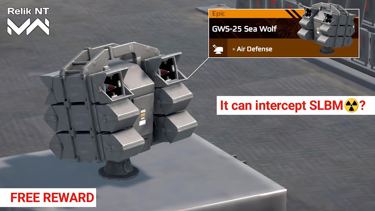 Free Air Defence GWS-25 Sea Wolf Review And Full Test - Modern Warships 