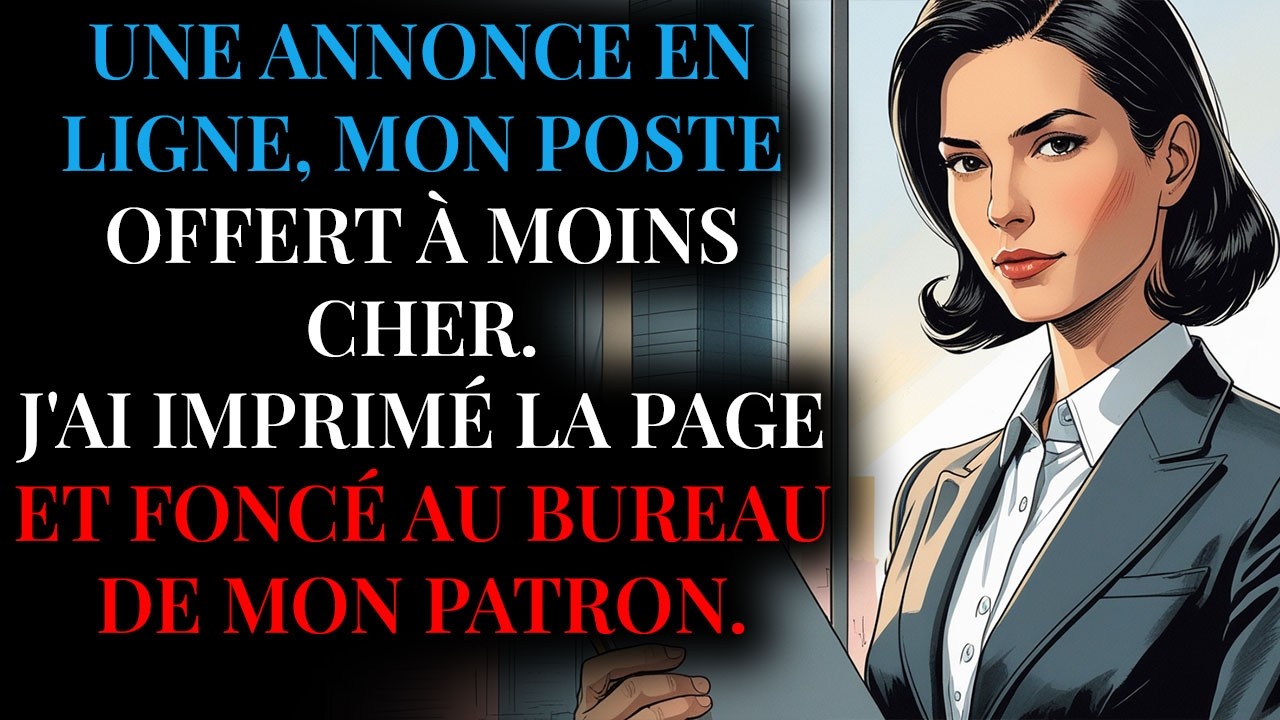 Trahie au BUREAU : j'ai découvert une annonce CHOQUANTE.