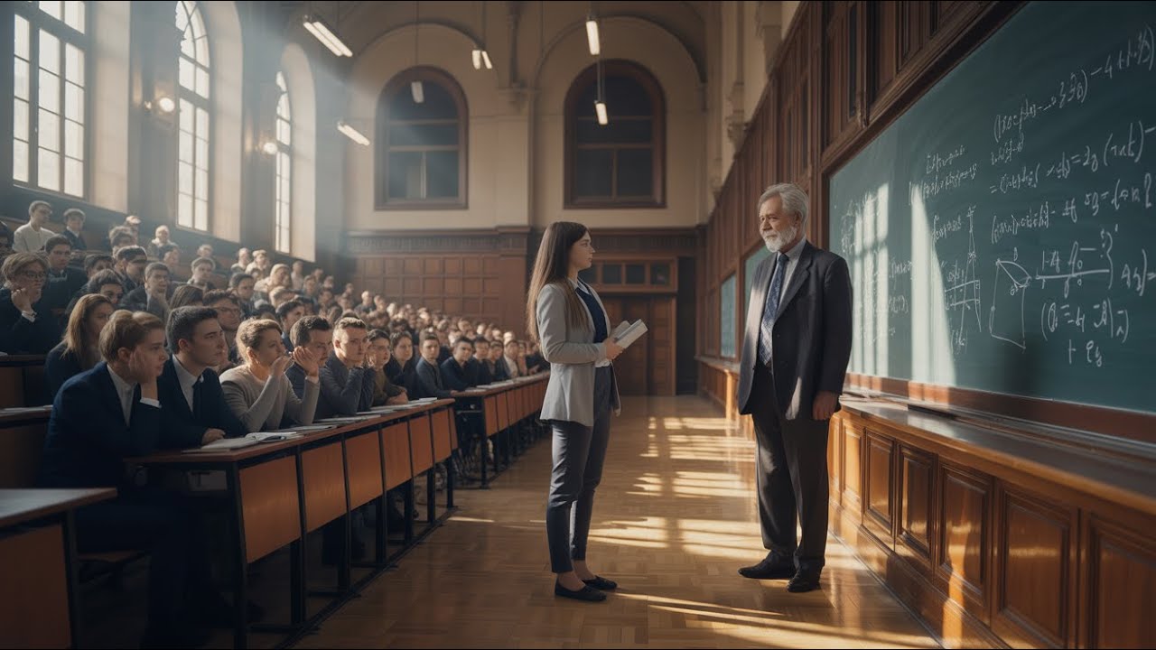 Profesor poprawił jej rozwiązanie… po chwili przeprosił przed całą salą
