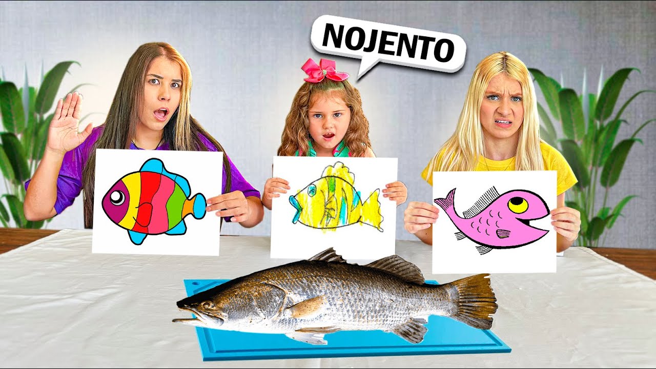QUEM FIZER O PIOR DESENHO VAI TER QUE COMER! - Desafio extremo com minha irmãzinha