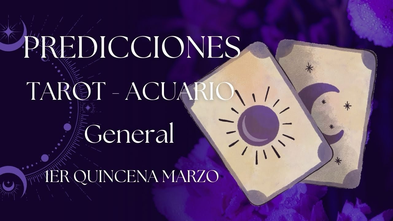 ACUARIO - 1ER QUINCENA MARZO - APRENDE A PONER LÍMTES, MADUREZ MENTAL, REGRESO DEL PASADO EN AMOR.