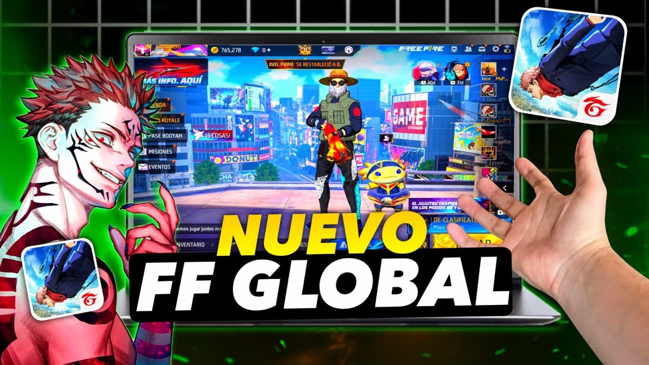 FREE FIRE AMAZON GLOBAL ACTUALIZADO 👉 Para Todos los EMULADORES ✅ Como ACTUALIZAR Free Fire en PC