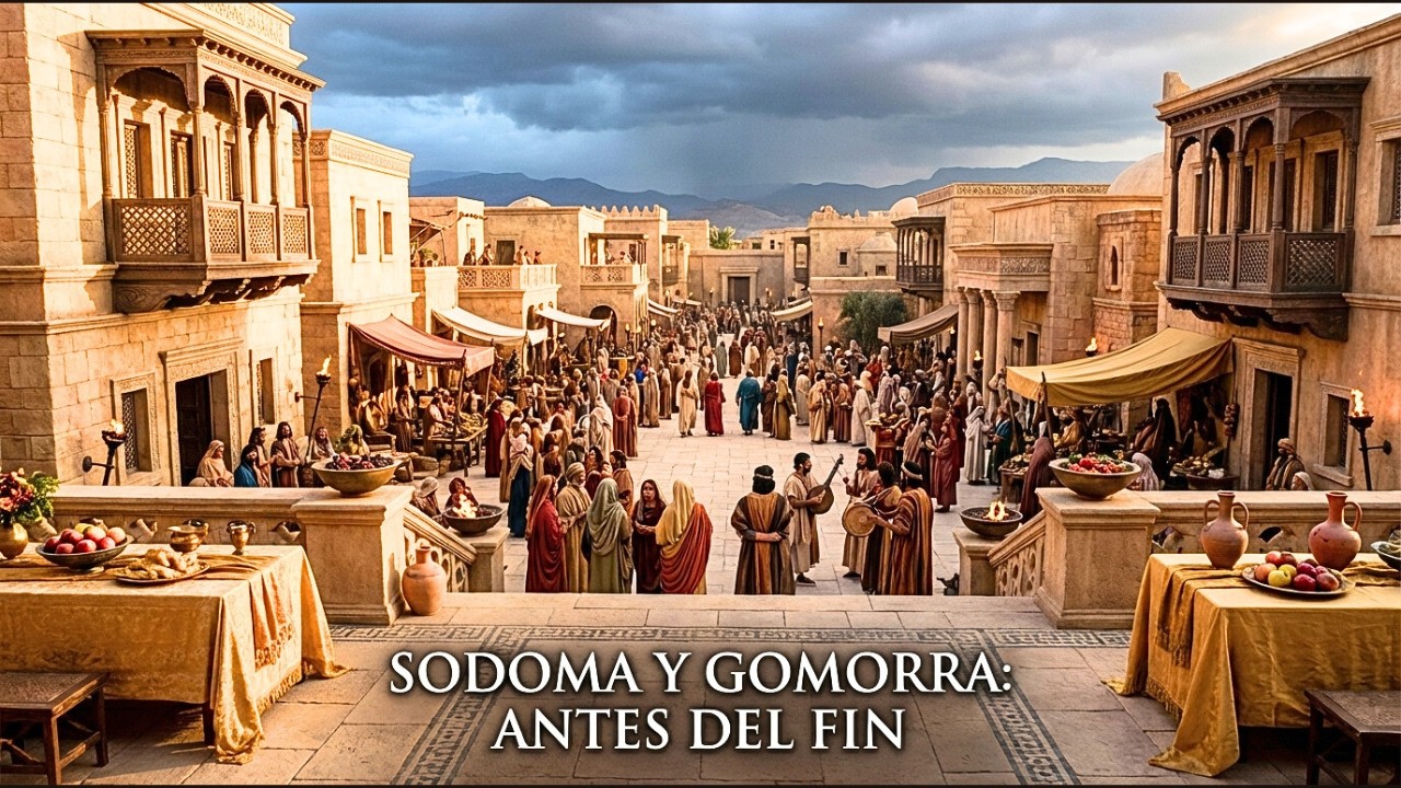 Antes de la caída de Sodoma y Gomorra, ¿cómo era la ciudad por dentro?