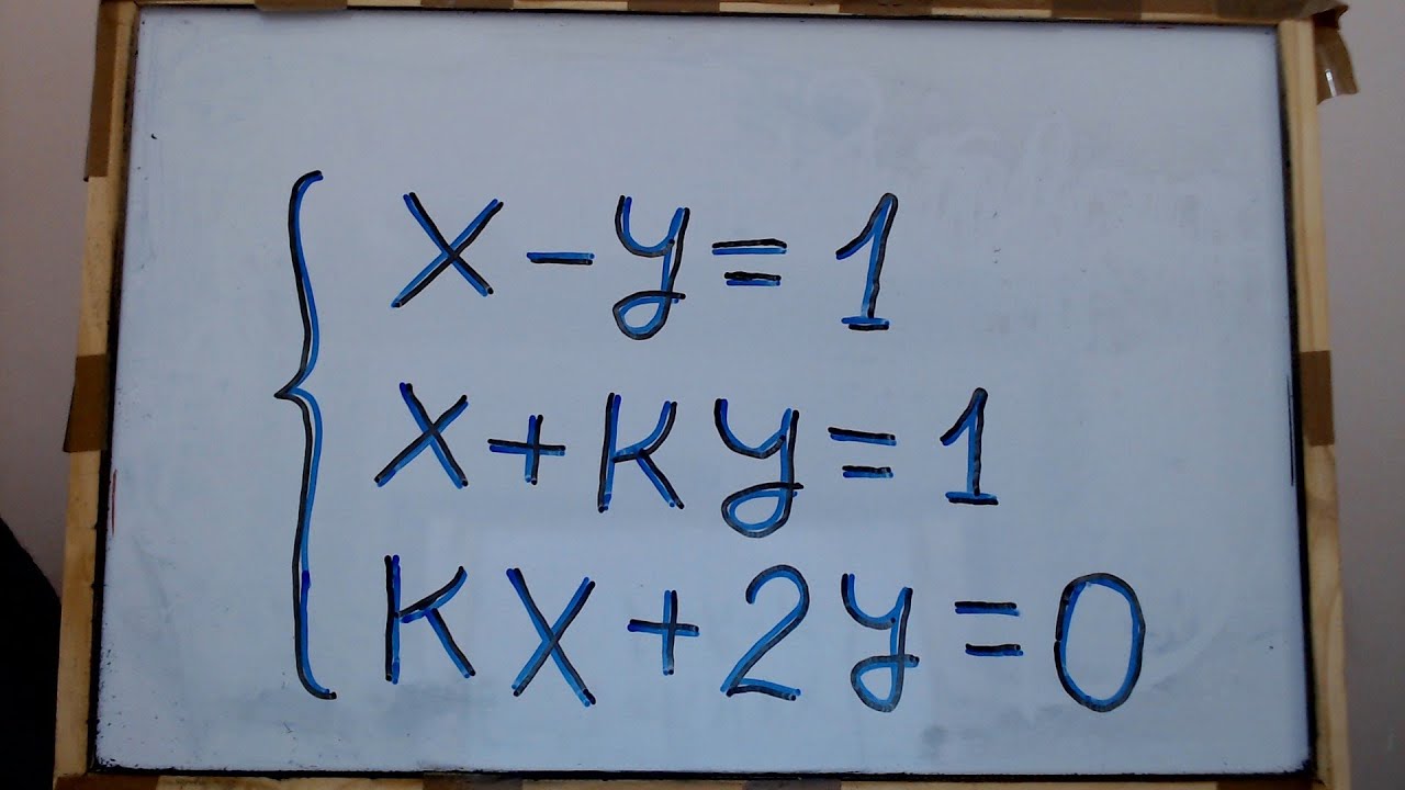 Sistemi di equazioni parametriche lineari ; Algebra lineare ; ESERCIZIO NR. 3 - Vladimir Kosturi
