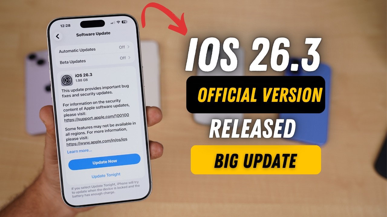 iOS 26.3 Released | Big Update | What's New?