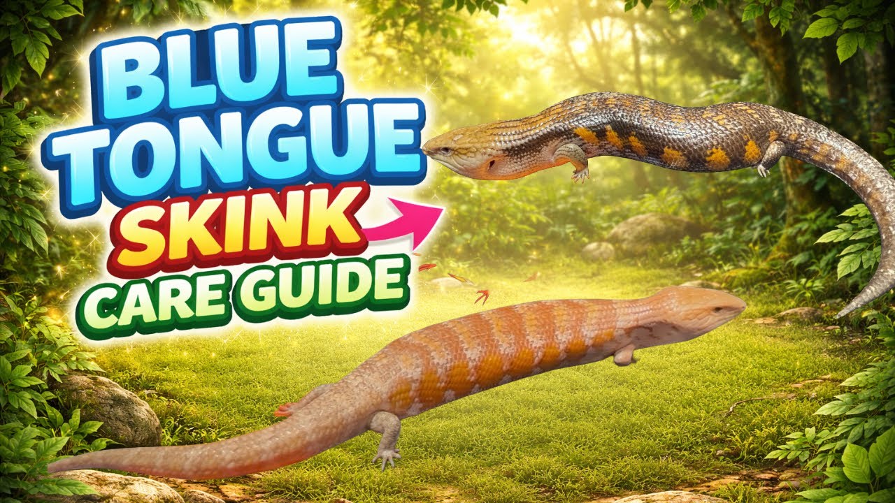 Blue Tongue Skink Care Made Simple | Full Setup & Feeding Guide