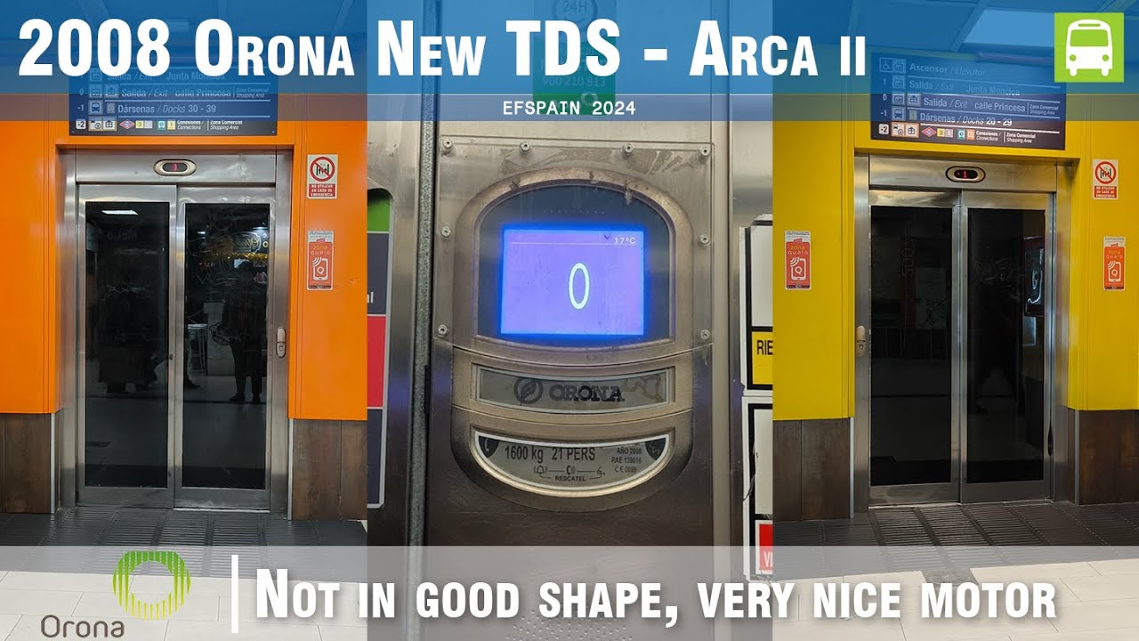 2008 Orona New TDS MRL lifts @ Intercambiador de Moncloa, Madrid