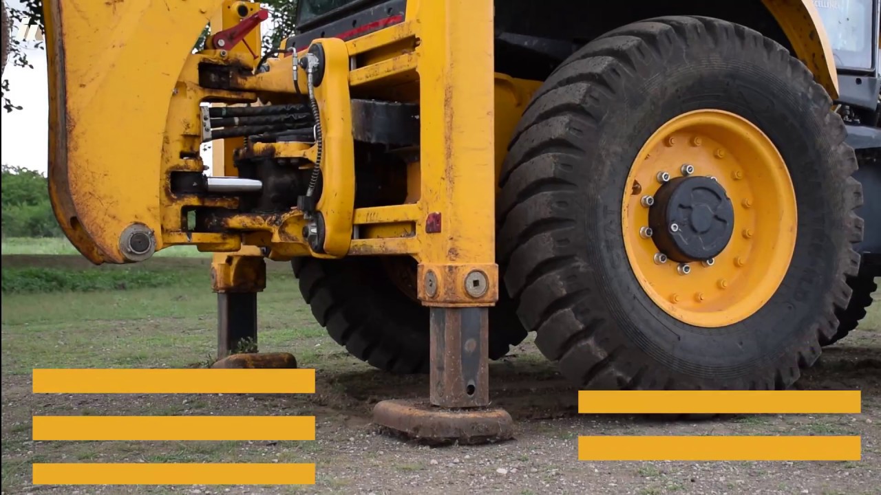 JCB 3DX new technology 2018 Operation -  How to drive a JCB Machine
