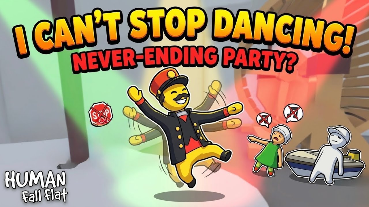 Human fall flat - the chubby dude won’t stop dancing 