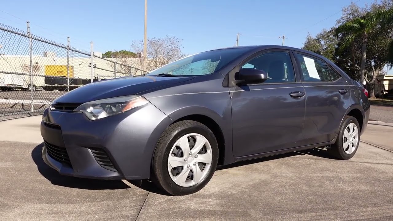 2014 Toyota Corolla LE VVTI One Owner Meticulous Motors Inc Florida For Sale