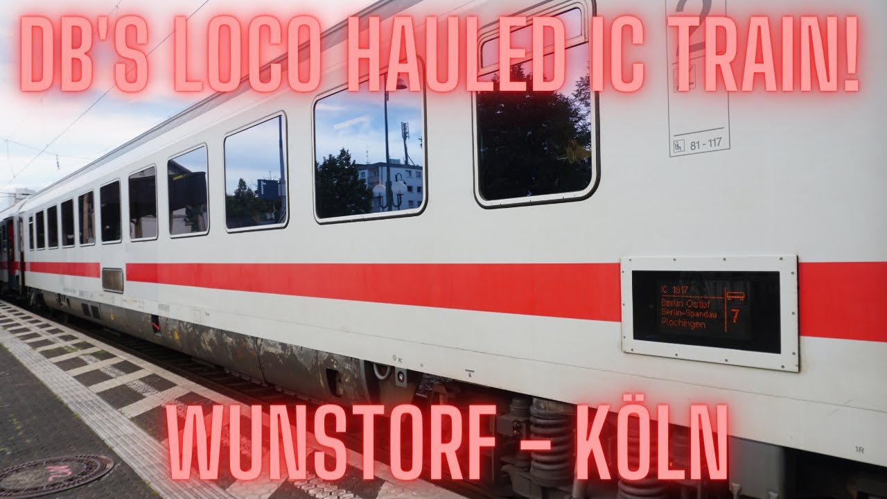 Across northern Germany on a old school loco hauled IC train! [trip report]