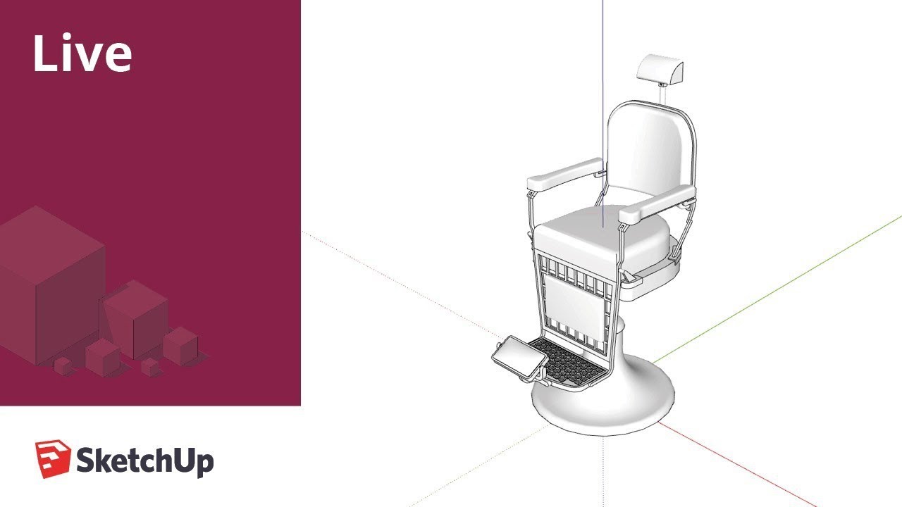 Live Modeling from the Barbershop with SketchUp