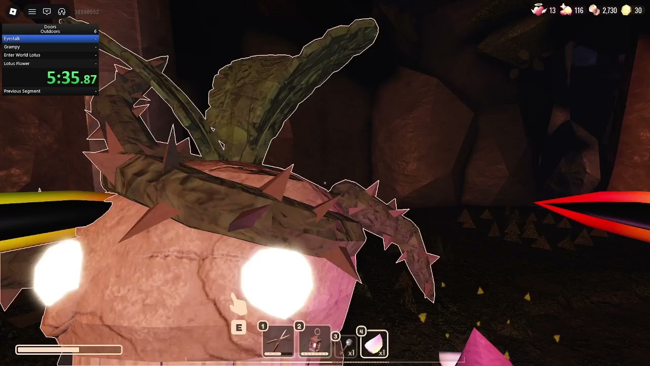 Speedruning One Doors Catagory Until Floor 3 is Realeased (Raw Footage)