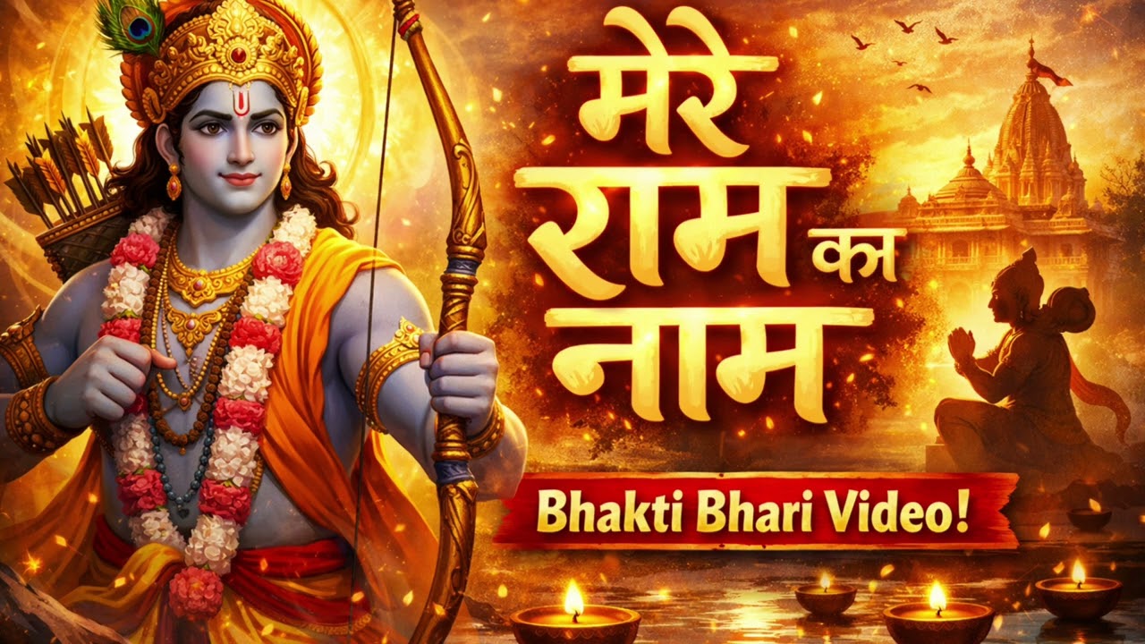 Mere Ram Ka Naam. Bhahut Hi Madhur Ram Ka Bhajan.