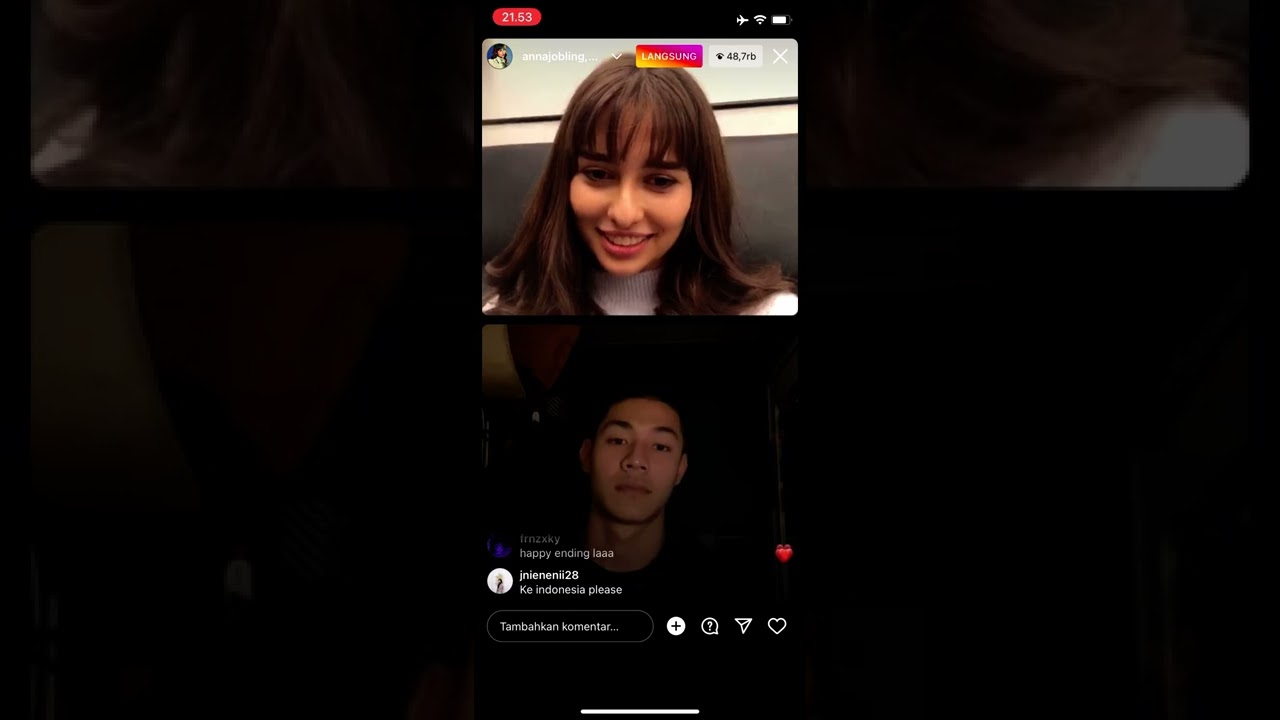 Ig Live Anna & Meerqeen (4/7/2022)