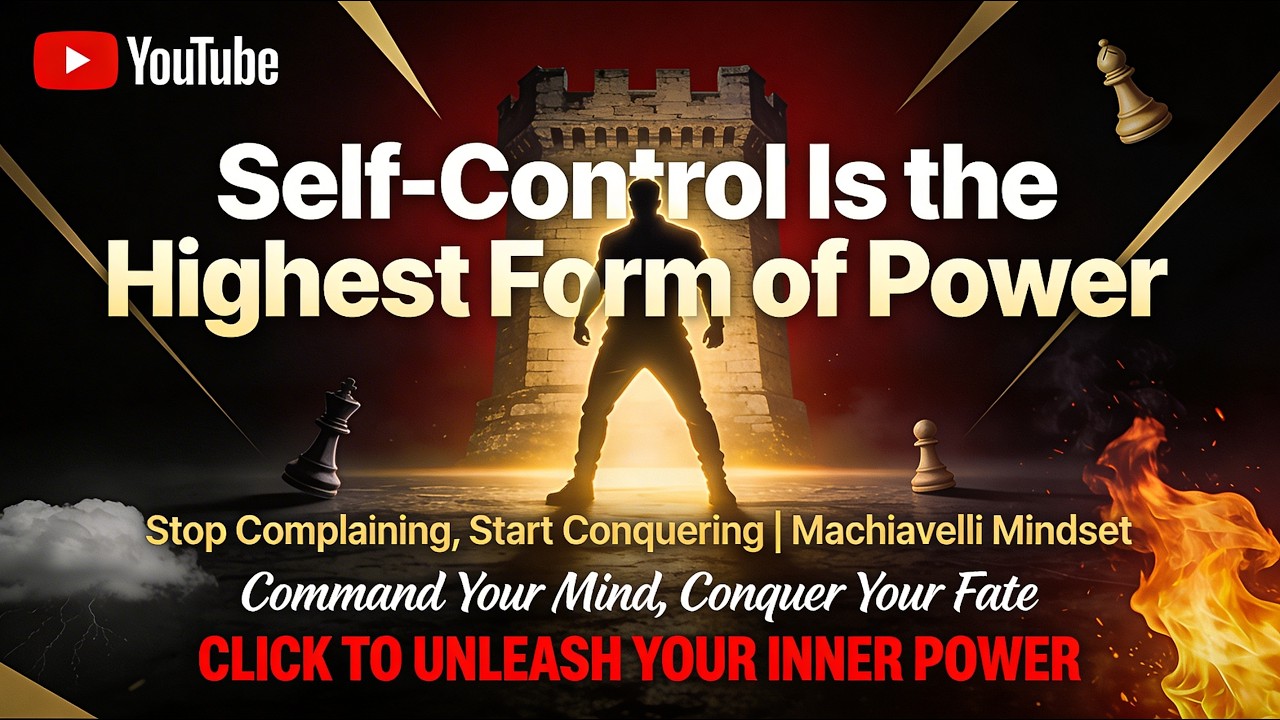 Self-Control Is the Highest Form of Power — Stop Complaining, Start Conquering (Machiavelli)