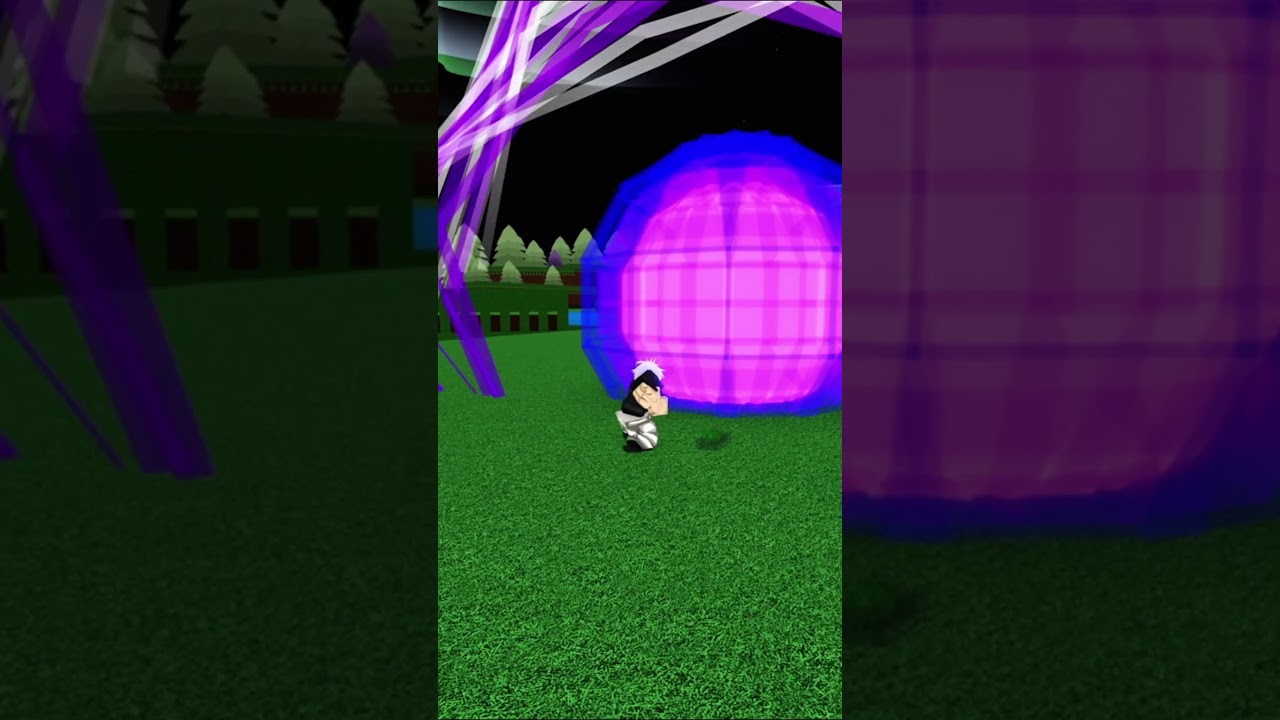 Gojo's Hollow Purple In Build A Boat For Treasure  #buildaboatfortreasure #roblox #buildaboat #gojo